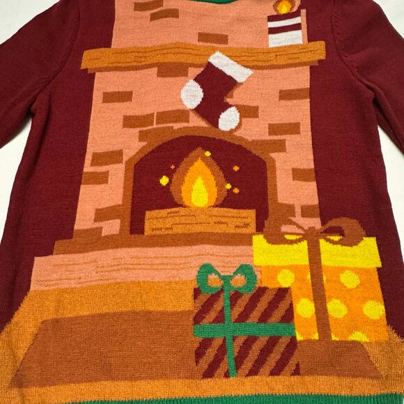 H&M Ugly Christmas chimney Knit Sweater M - Picture 2 of 13